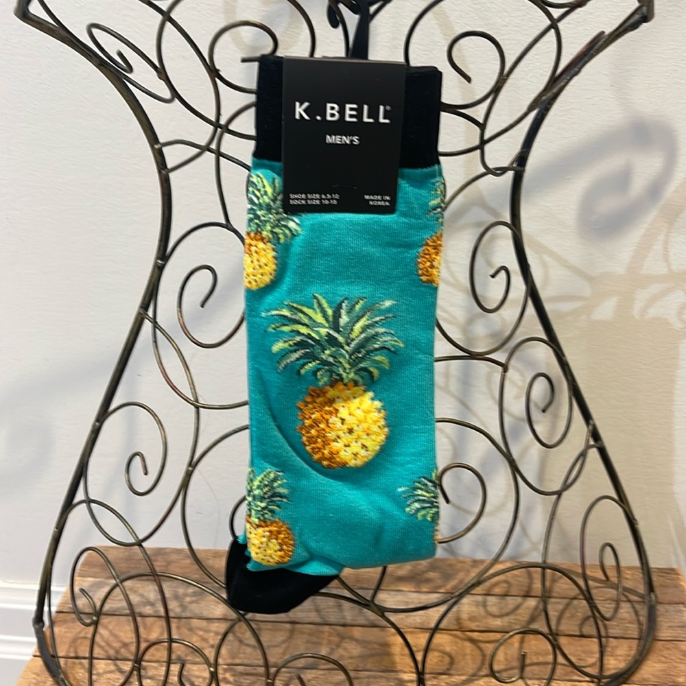 Men’s K Bell Novelty Crew Socks